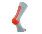 Dare 2B Mens Slogan Cycling Socks (Trail Blaze Orange/Slate) - RG8645