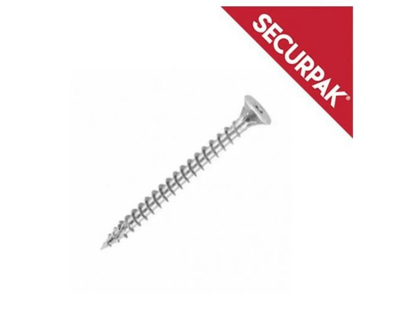 Securpak Zinc Plated Countersunk Pozi Head Screw (Pack of 20) (Silver) - ST8627