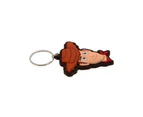 Toy Story 4 Woody PVC Keyring (Brown/Pink) - TA4199