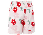 Trespass Girls Tangible Floral Shorts (Red/Pink/Green) - TP5950