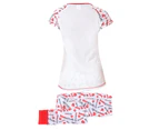 Love Actually Womens Perfect Pyjamas (Red/White) - UT573