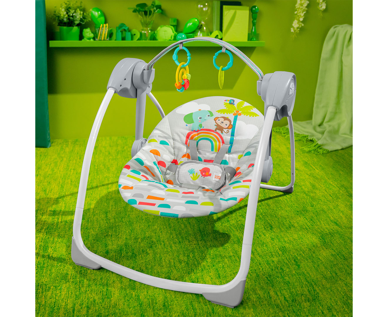 Bright Starts Playful Paradise Portable Baby Swing : Target