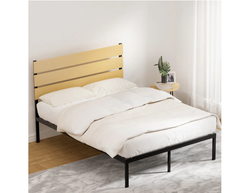 Artiss Bed Frame Double Size Metal Frame PAULA