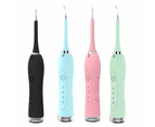 4 Modes Electric Toothbrush Sonic Dental Scaler USB Rechargable for Adults Waterproof Dental Calculus Remover +Tooth Brush Heads - Black