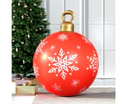 Jingle Jollys Christmas Inflatable Ball  Bauble 60cm Outdoor Decoration Red