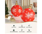 Jingle Jollys Christmas Inflatable Ball  Bauble 60cm Outdoor Decoration Red