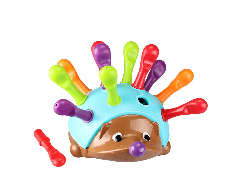 Cute Colorful Spike Hedgehog Sensory Gadget Early Learning Children Toy Gift-