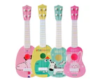 Mini Four Strings Ukulele Guitar Musical Instrument Educational Kid Children Toy- Zebra#