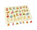 Kids Wooden Arabic Alphabet Number Jigsaw Puzzles Board Early Educational Toy- Number,Board