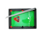 Mini Billiards Snooker Home Party Board Game Family Children Interaction Toy- American Snooker