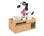 Cute Small Doggy Saving Pot Money Storage Box Coin Bank Children Birthday Gift-Brown White