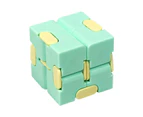Fidget Block Infinite Cube Sensory Stress Relief Decompression Toy for Kid Adult-Green