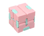 Fidget Block Infinite Cube Sensory Stress Relief Decompression Toy for Kid Adult-Blue