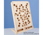 Wooden Puzzle Game Hand-eye Coordination Multifunctional Wood Educational Pirate Marble Game for Kids-Style Random