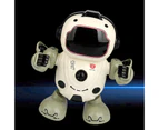 Dance Robot Musical Smart Electric Walking Dancing Robot Toys with Music Light Gift for Kids- Robot