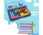 1Set Kids  IQ Games Thinking Building Hand-on Ability Safe Materials Focus 3D Puzzle Kids Game for Kids- 3