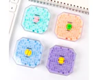 Maze Toy Classic Transparent Visible Portable 3D Gravity Memory Sequential Maze Game for Child-Purple