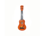 Mini Classical Ukulele Guitar Educational Musical Instrument Toy Kids Child Gift-Orange L