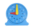 12/24 Hours Montessori Student Learning Clock Time Teacher for Kids Children-Random Color