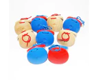 Wooden Castanet Clapper Percussion Musical Instrument Education Kids Toy Gift-Red Blue