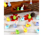 Mini Colorful Drawing Bird Model Whistle Musical Instrument Education Kids Toy-Random Color