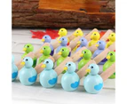 Mini Colorful Drawing Bird Model Whistle Musical Instrument Education Kids Toy-Random Color