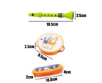 3Pcs/Set Cartoon Animal Kids Harmonica Flute Tambourine Musical Instrument Toy-