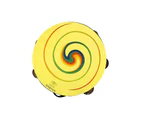 8inch Dove Lollipop Handheld Tambourine Handbell Drum Musical Instrument Kid Toy- Spiral#.