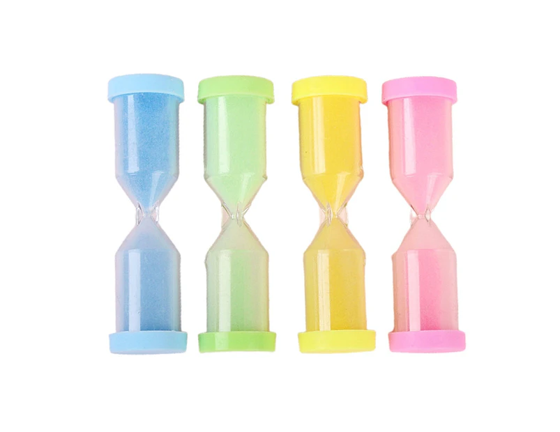 Kids Sand Hourglass Creative Colorful Time-conscious Portable Convenient Timing Smooth Surface Kids 20s Count Down Sandglass Timer Toy-Random Color