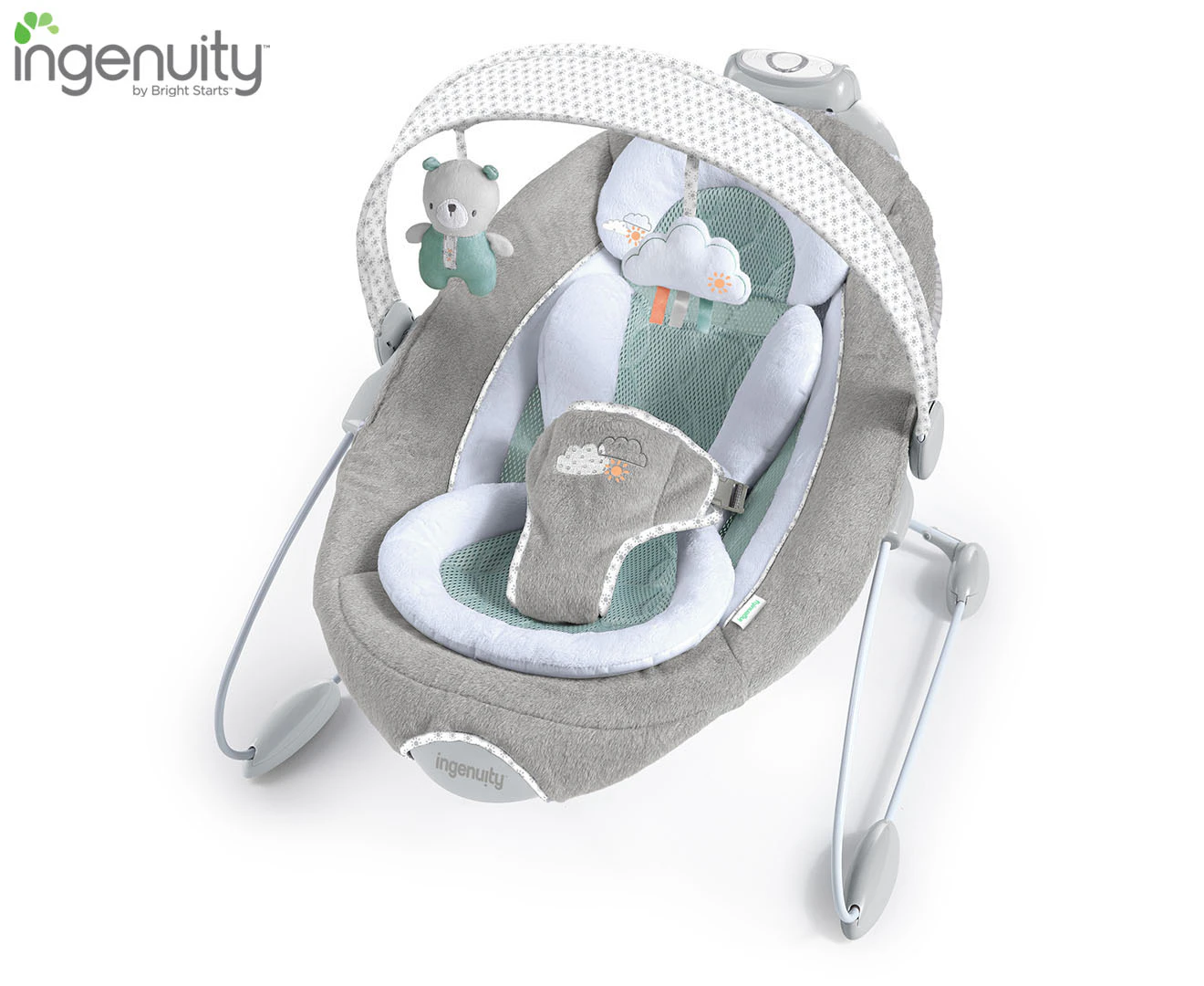 Ingenuity DreamComfort SmartBounce Automatic Bouncer 0-6m Baby/Newborn Pemberton