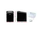 Devanti Portable Ice Maker Commercial Machine Ice Cube 2L Bar Countertop Black