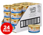 24 x Fancy Feast Gravy Lovers Cat Food Ocean Whitefish & Tuna Feast in Sautéed Seafood Flavour Gravy 85g