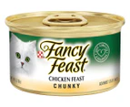 24 x Fancy Feast Chunky Cat Food Chicken Feast 85g