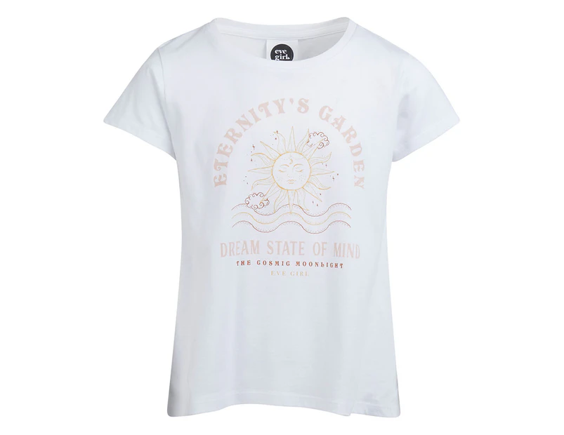 Eve Girl Youth Eternity Tee / T-Shirt / Tshirt - White