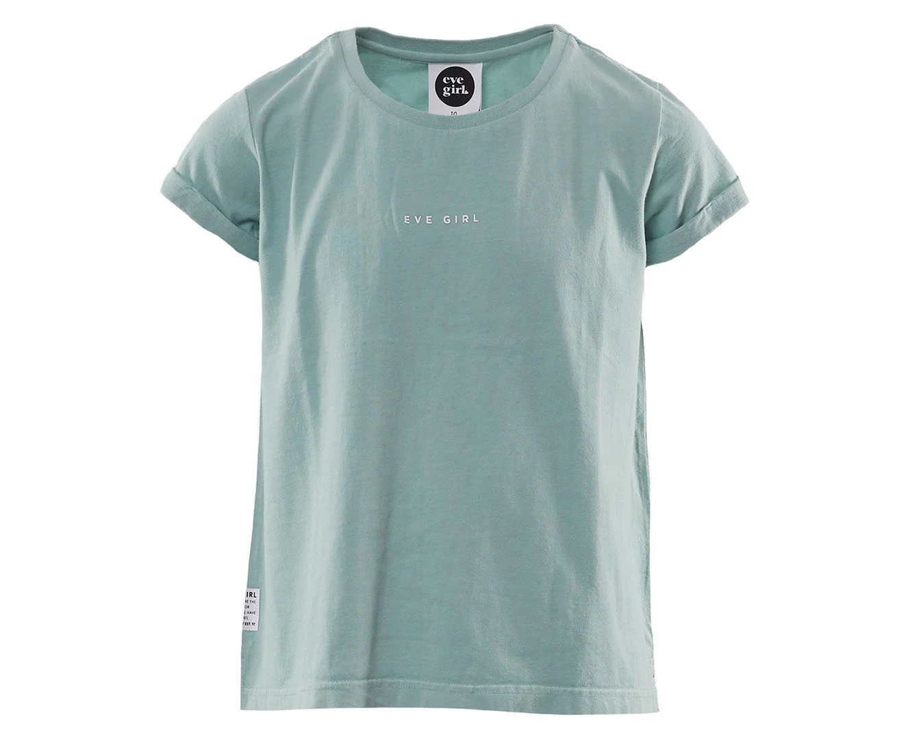 Eve Girl Kids Washed Tee / T-Shirt / Tshirt - Green