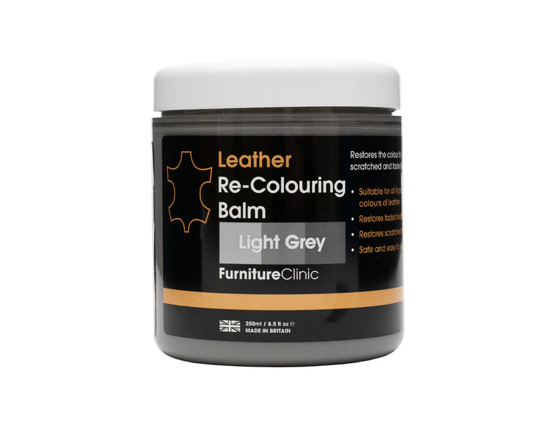 Leather Recolouring Balm - Light Grey