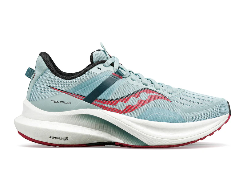 Saucony Women's Tempus Running Shoes - Mineral/Rose | Catch.com.au