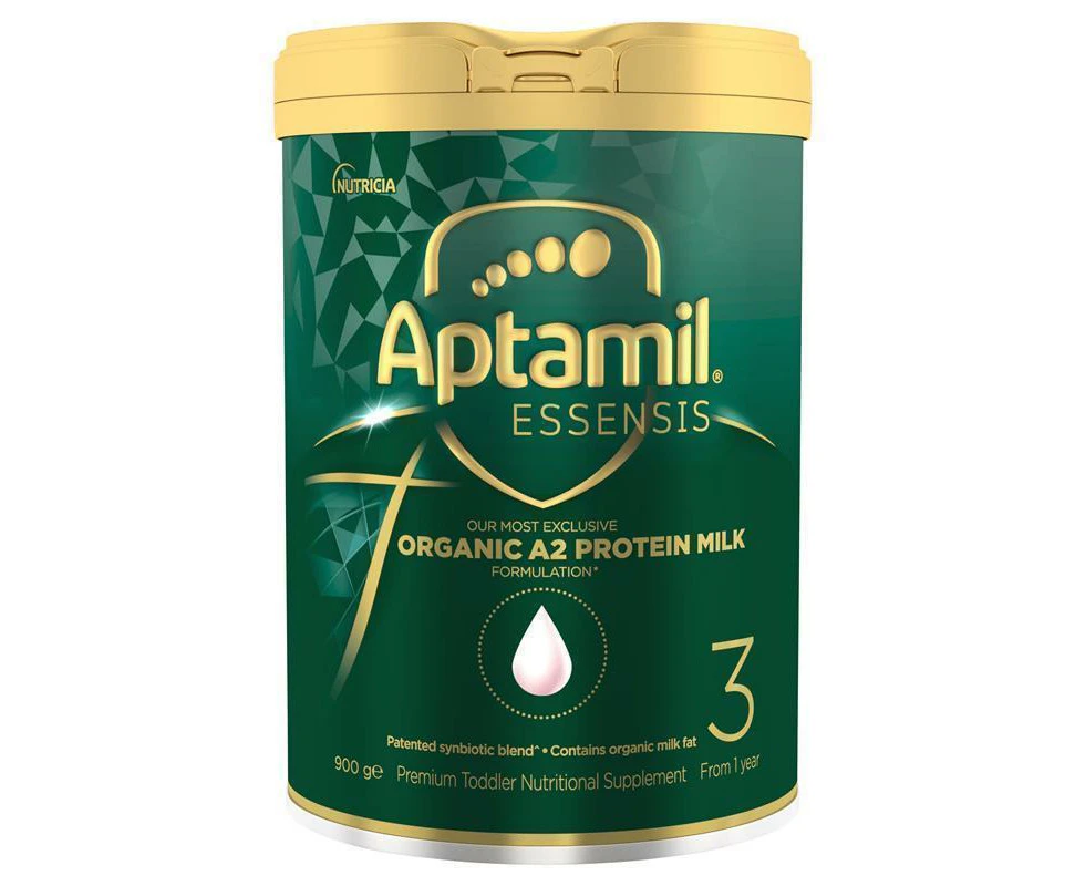 Aptamil Essensis Organic A2 Protein Milk 3 Premium Toddler Nutritional Supplement From 1 Year 900g