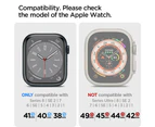 SPIGEN Apple Watch Series 9/8/7 41mm SE2/6/SE/5/4 40mm 3/2/1 38mm Watch Band, Genuine Retro Fit Band for Apple - Brown