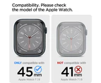 SPIGEN Apple Watch Series 9/8/7 (45mm) Case, Genuine SPIGEN Thin Fit Hard Cover for Apple - Graphite