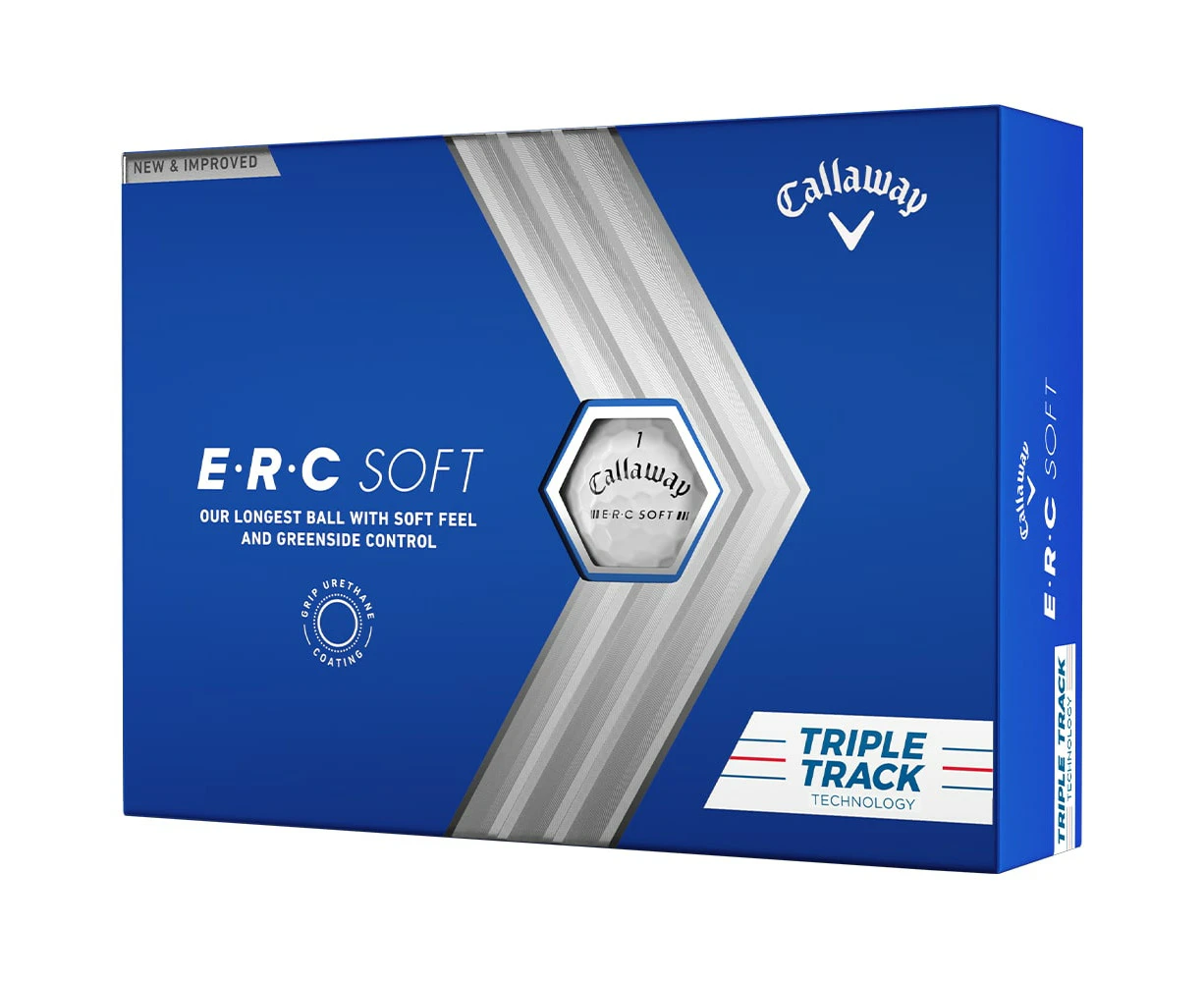 Callaway 2023 E.R.C Soft Golf Balls - White