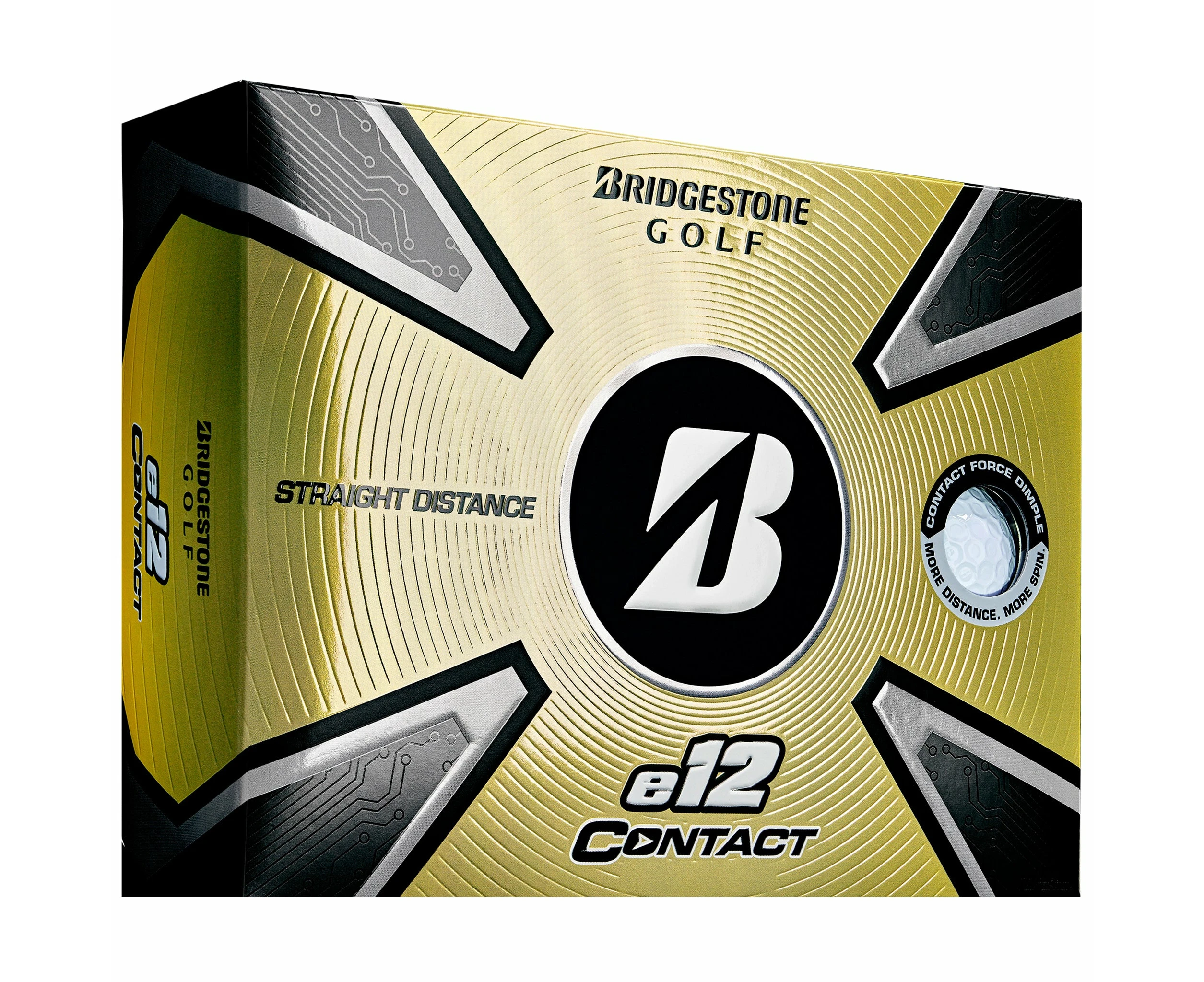 Bridgestone 2023 e12 Contact Golf Balls - White