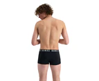 3 x Bonds Mens Icons Low Rise Trunks Underwear Black Cotton/Elastane - Black