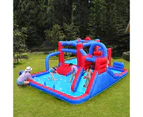 AirMyFun Inflatable Trampoline Bounce House 11 Play Zones Kids Jumping Water Slide Outdoor Toy