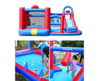 AirMyFun Inflatable Trampoline Bounce House 11 Play Zones Kids Jumping Water Slide Outdoor Toy