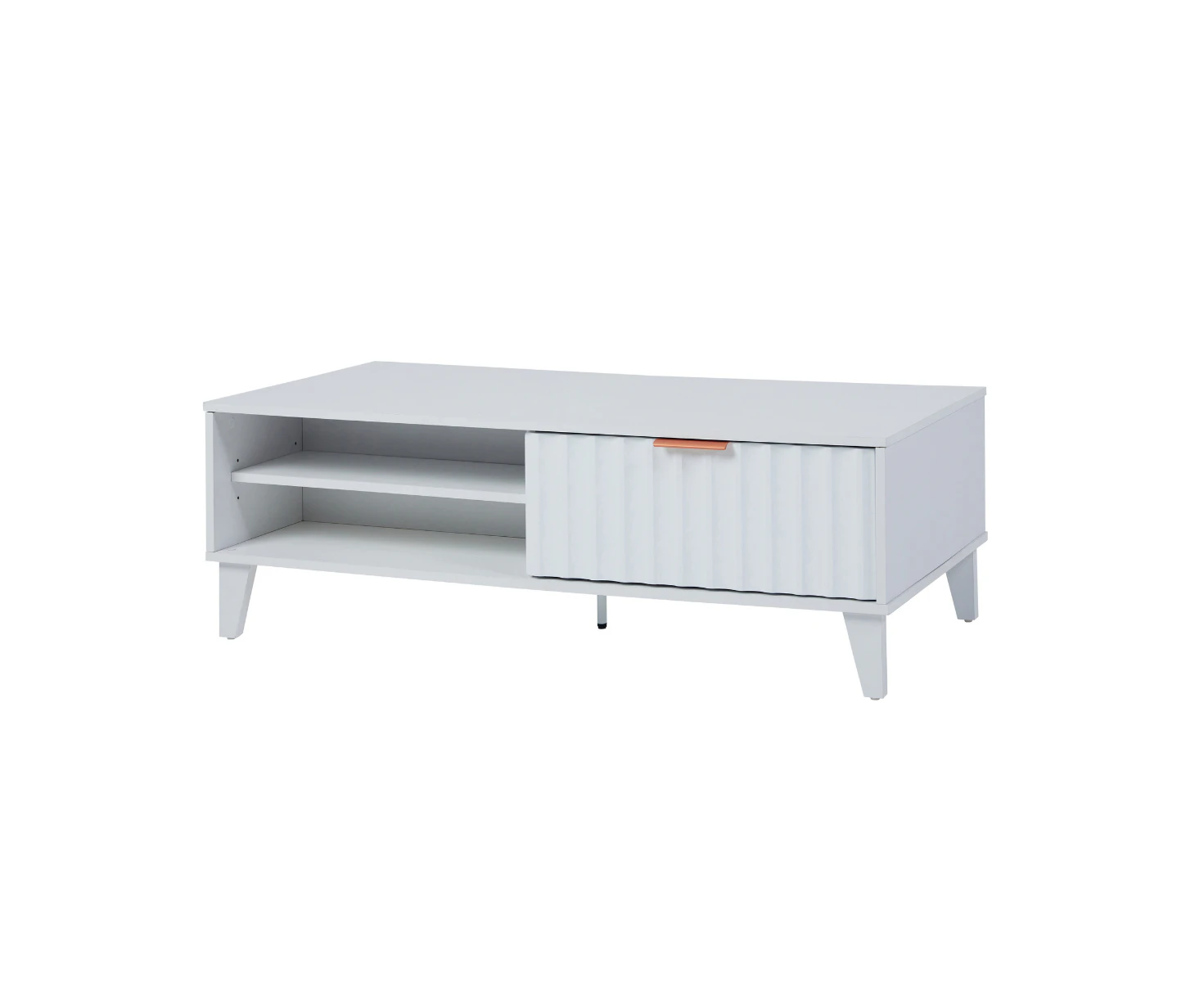 Groove Furniture Airlie Coffee Table With Storage Drawer 120cm