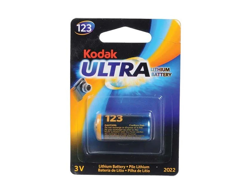 Kodak CR123 Ultra Battery K123-LA - Silver
