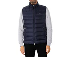 GANT Men's Light Padded Down Gilet - Blue