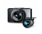 360 Dash Cam G500h, Dual Hd Video Cam Recorder, Gps, Night Vision+g Sensor