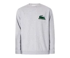 Lacoste Men's Lounge Logo Sweatshirt - Grey